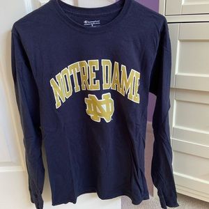 Notre Dame Long Sleeve Champion Shirt
